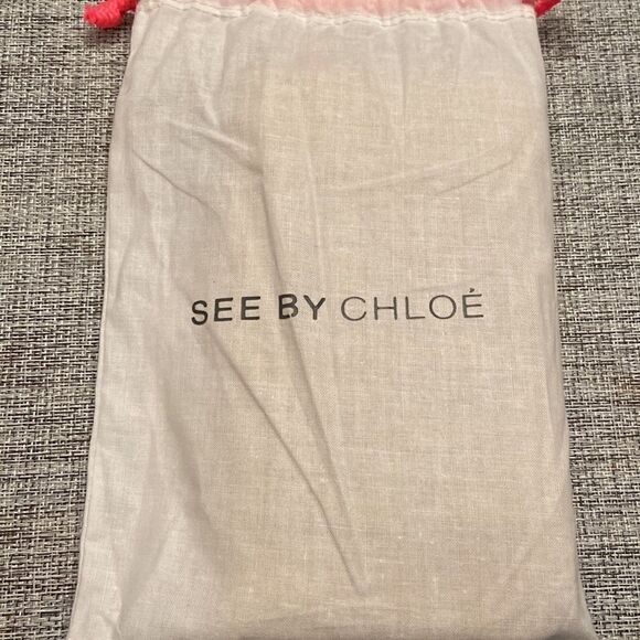 See by Chloe long Wallet wristlet Mustard color NWT zipper closure - Picture 11 of 11